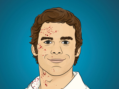 Dexter Morgan dexter dexter morgan illustration morgan portrait poster showtime