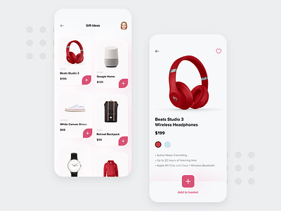 Gift Ideas Shopping App app cart design ecommerce figma mobile product design shop shopping shopping app ui ux