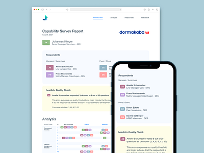 Automated Capability Reports for Market Leaders