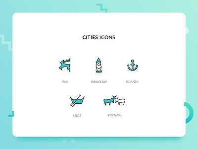 Cities Icons cities icon design icons iconsset stx next vector