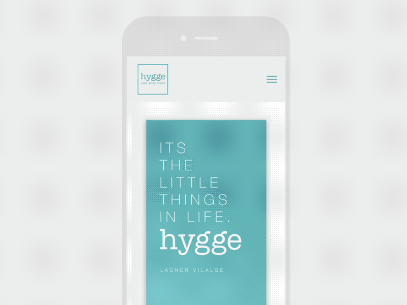 Hygge clean hygge responsive simple teal tiles