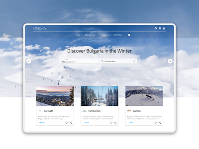 Booking Platform booking bulgaria homepage indigo.design platform snow travel winter