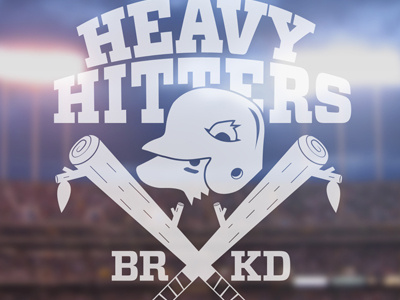 HVY HTTRS baseball bearkid illustration sports wallpaper