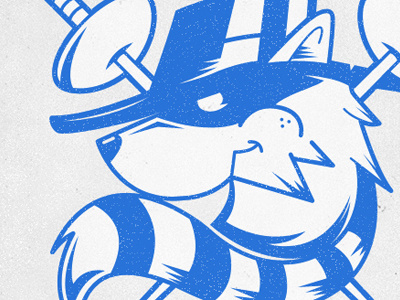 Toronto Fencing Club - Logo illustration logo musketeer myfencing raccoon swords