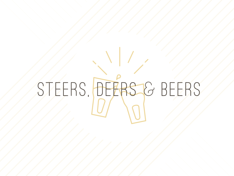 Steers, Deers & Beers by Carlin Scuderi on Dribbble