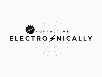 Contact Me Electronically header site svg