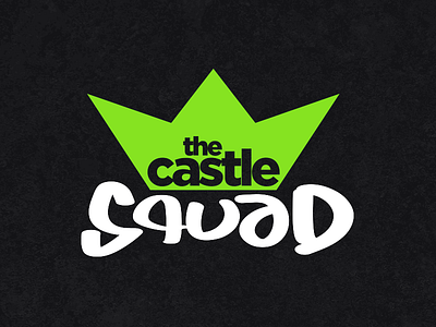 The Castle Squad castle climbing graffiti kids logo