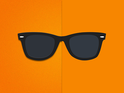 Flat vs Skeu flat skeuomorphic summer sunglasses