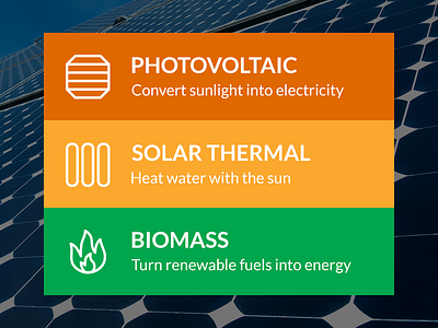 Renewable Menu flat icon