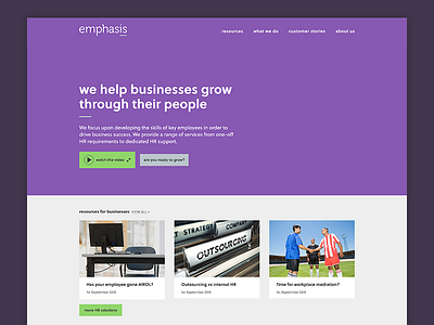 Mimimal blog home corporate flat minimal sans serif website