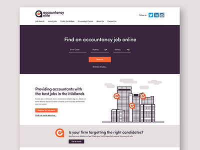 AE Homepage desktop home homepage index recruitment search ui ux webpage website