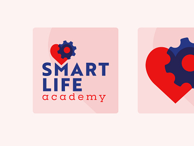 SmartLife Academy Logo graphic icons logodesign