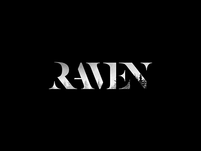 Raven art direction graphicdesign label logo design