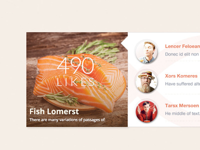 Food Search fish food user web