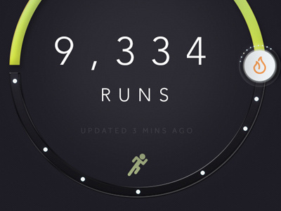Run app black iphone run runs time