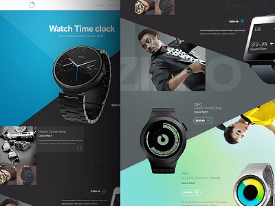 While Shop clock color e commerce logo shop time web