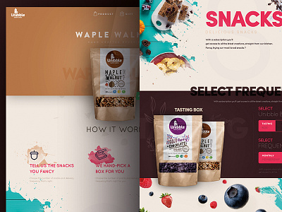 Food color desing ecommerce food logo page web