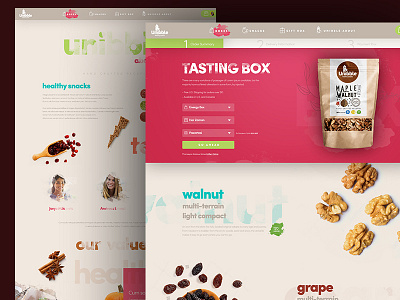 Food color desing ecommerce food logo page web