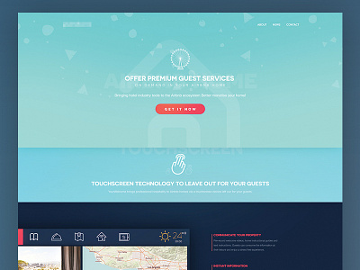 Welcome Landing app color landing logo page search travel weather welcome