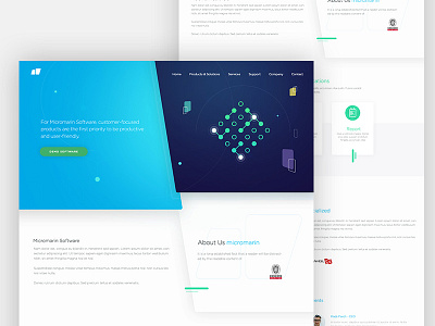 Landing Page coding color landing logo page ship software