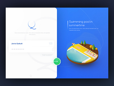 Landing Page - LogIn Dashboard color dashboard in log logo responsive stats ui ux web