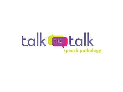 Talk the Talk Logo kids logo type