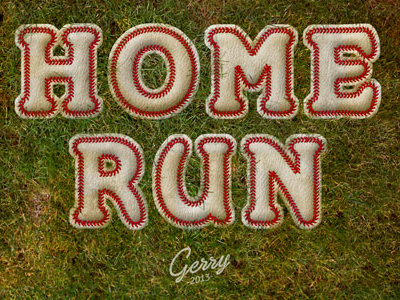 Home Run ball base baseball batt field grass home leather out outdoor pitcher play run sports stitch strike