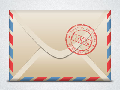 You've Got Mail! 100 document envelope in indonesia letter made mail office post postman stamp