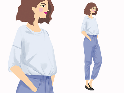 street fashion fashion fashion illustration girl illustration jeans streetfashion