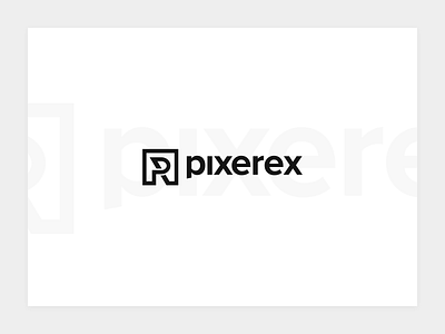 Our new brand for Pixerex Studio brand brand agency brand and identity logo logo design