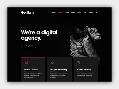 Gentium — A Creative Digital Agency Website