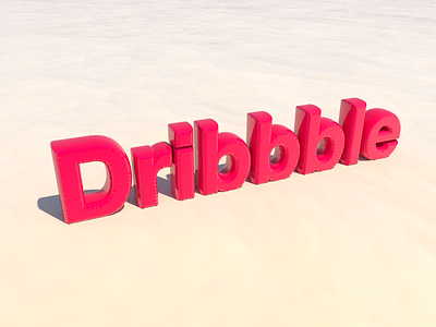 hello~dribbble~ c4d