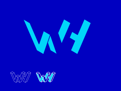 W&H color h logo w