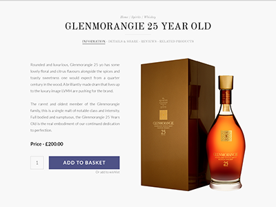 Product page drunk as fk ecommerce magento product page whiskey wip