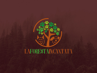 La Foresta Incantata // Logo & Identity Design branding design identity illustration logo