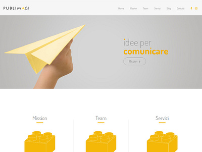 Publimagi Agency | Web Design - Landing Page graphic design landing page ui ux web design website