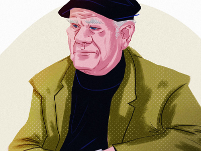 HONY Portrait #2 character digital gouache illustration portrait