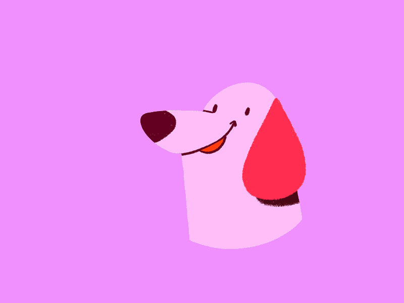 Excited! animation character cute doggo doggy excited frame by frame gif loop reaction sticker