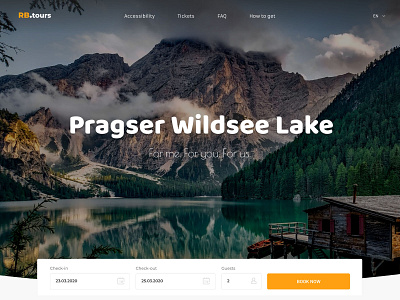 Travel Landing design minimal travel ui web