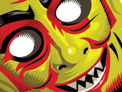 Sixties Halloween Devil adobe illustrator figurative halloween head holiday qcassetti vector