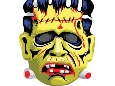 Monster Mash adobe illustrator figurative halloween head holiday qcassetti vector