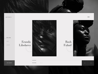 Fashion Website Concept fashion landingpage