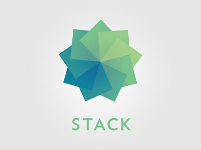 Stack Logo gradient photography stack