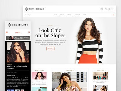 Chiqui Delgado Website Design ui web website