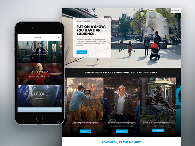 Edmonton.com Web Design design ui web
