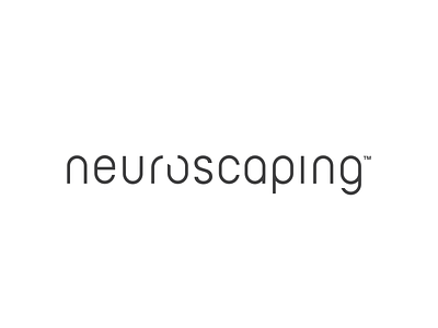 Neuroscaping Logo branding illustrator typedesign typography