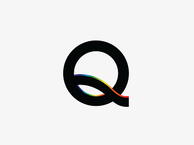 Q icon icon illustrator typography vector