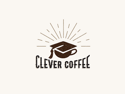 Clever Coffee coffee smart logo smart