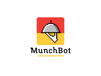 MunchBot bot delivery food logo logotype munchbot