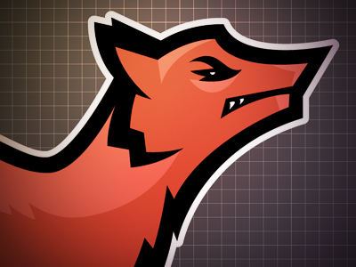 Fox Logo in the Works animal fox illustrator logo mascot sports vector